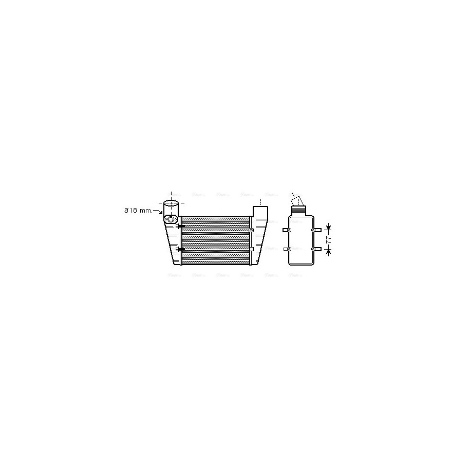 Intercooler - AVA AI4225