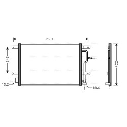 AC Condenser - AVA AI5199