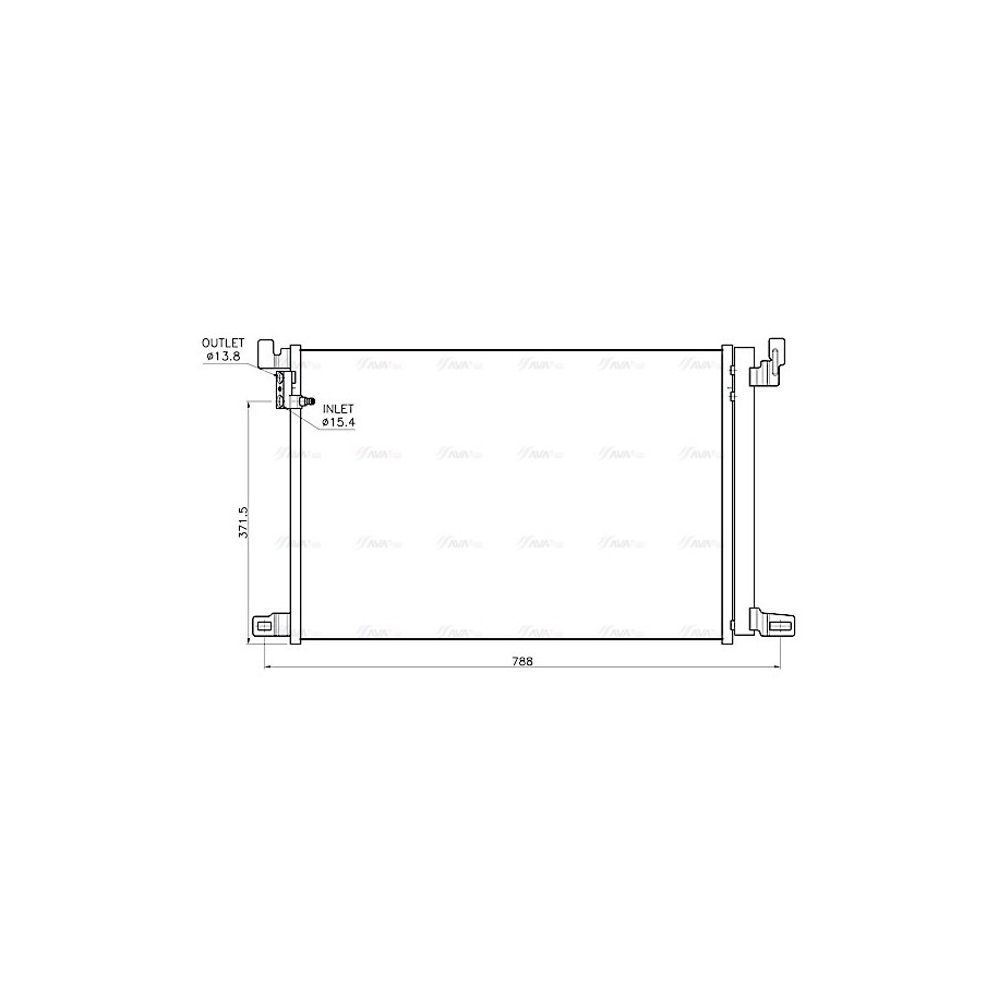 AC Condenser - AVA AI5459D