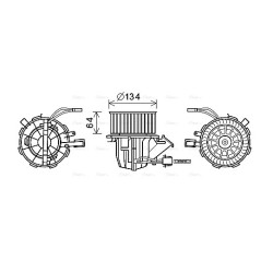 Heater Blower Motor - AVA AI8392