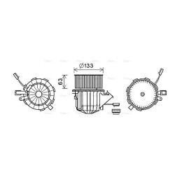 Heater Blower Motor - AVA AI8395