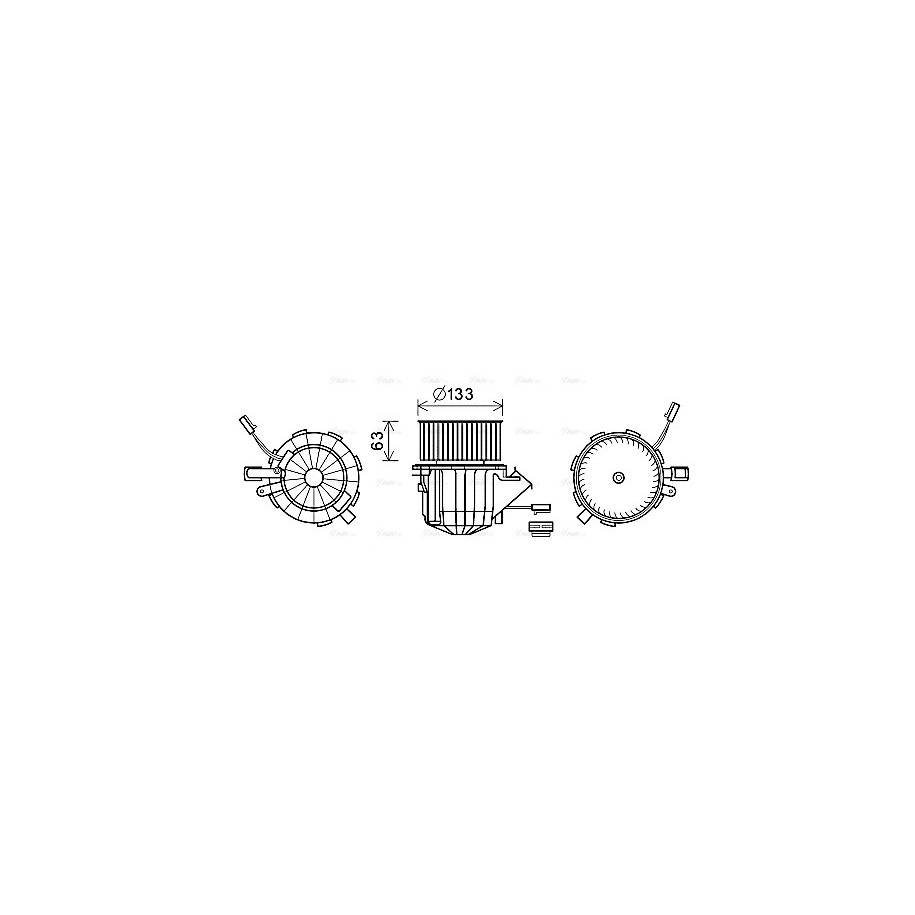 Heater Blower Motor - AVA AI8395