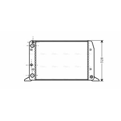Radiator - Engine Cooling - AVA AIA2028