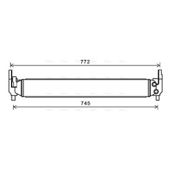 Engine Radiator - AVA AIA2346