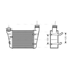 Intercooler - AVA AIA4221