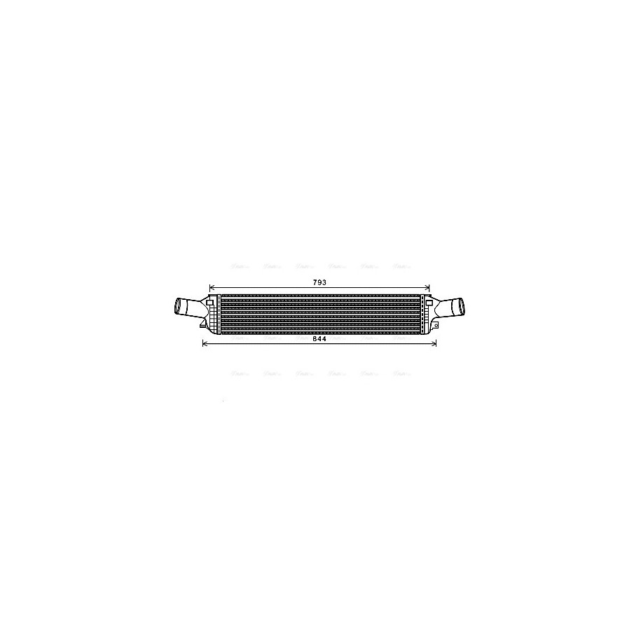 Intercooler - AVA AIA4319