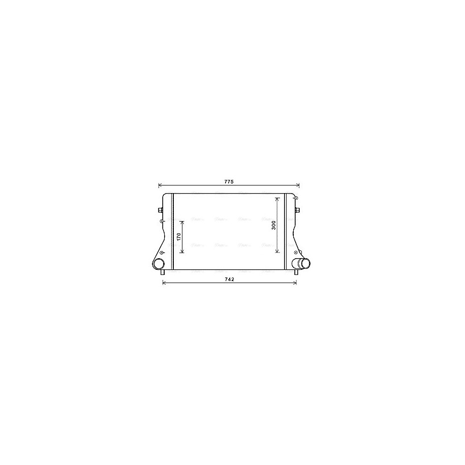 Intercooler - AVA AIA4386