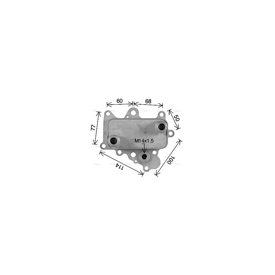 Engine Oil Cooler - AVA AL3152