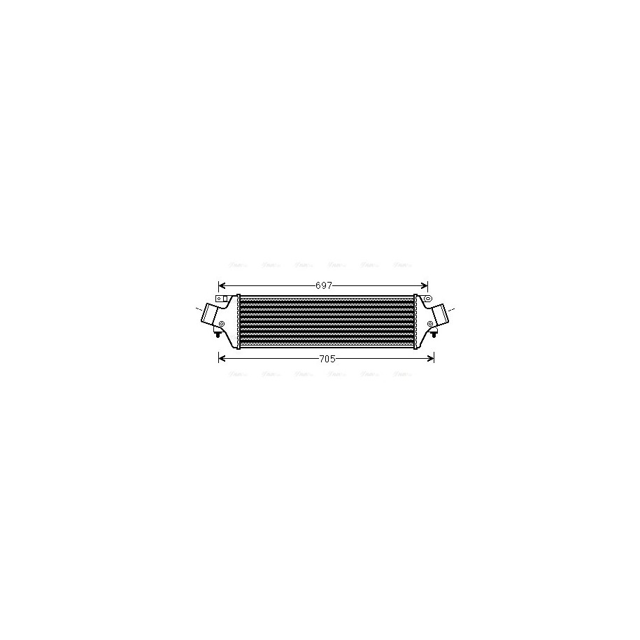 Intercooler - AVA AL4118