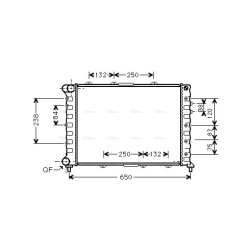 Radiator - Engine Cooling - AVA ALA2038