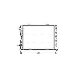 Radiator - Engine Cooling - AVA ALA2056