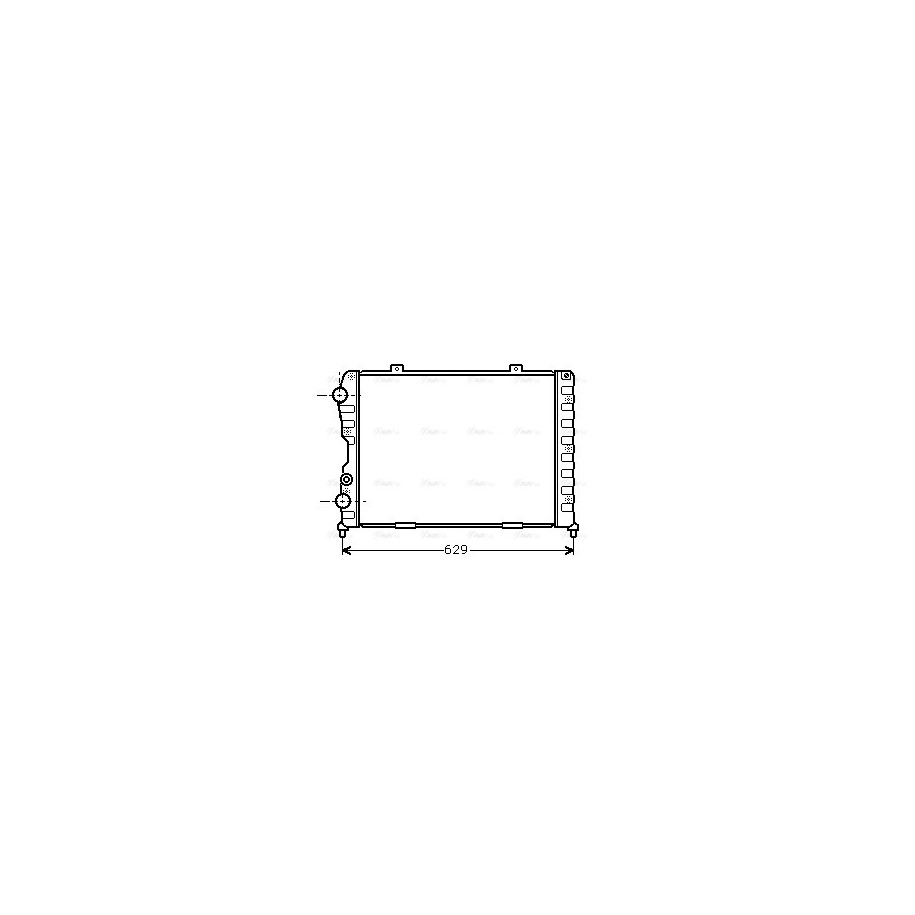Radiator - Engine Cooling - AVA ALA2056