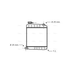 Radiator - Engine Cooling - AVA AU2013