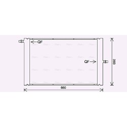 Radiator - Engine Cooling - AVA AU2228