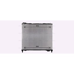 Radiator - Engine Cooling - AVA AU2337