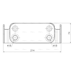 Engine Oil Cooler - AVA AU3351