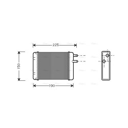 Heater Matrix - AVA AU6083