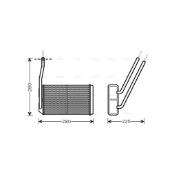 Heater Matrix - AVA AU6177