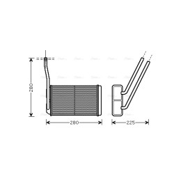 Heater Matrix - AVA AU6195