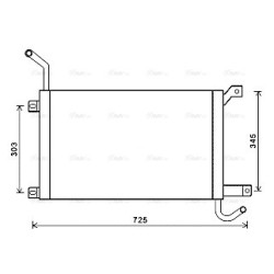 Radiator - Engine Cooling - AVA AUA2224