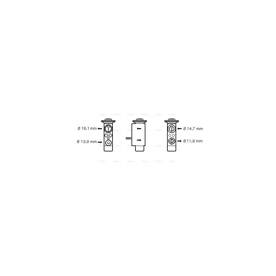 AC Expansion Valve - AVA BW1085