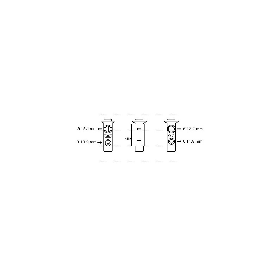 AC Expansion Valve - AVA BW1238