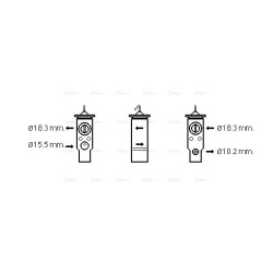 AC Expansion Valve - AVA BW1359