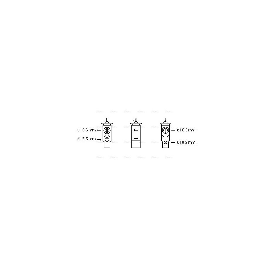 AC Expansion Valve - AVA BW1359