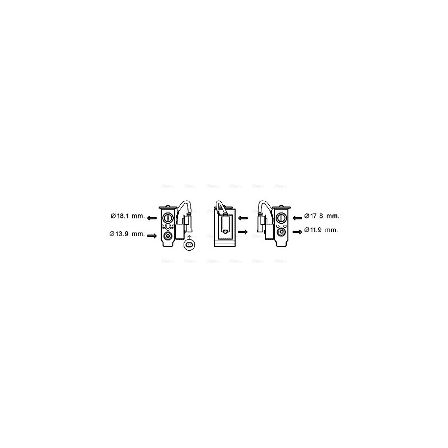 AC Expansion Valve - AVA BW1431