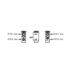AC Expansion Valve - AVA BW1432