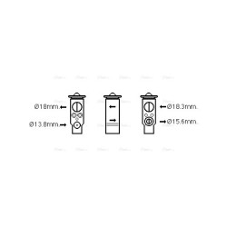AC Expansion Valve - AVA BW1437