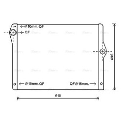 Radiator - Engine Cooling - AVA BW2430