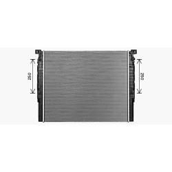 Radiator - Engine Cooling - AVA BW2623