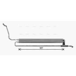 Power Steering Oil Cooler - AVA BW3593