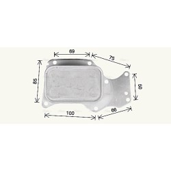 Engine Oil Cooler - AVA BW3621