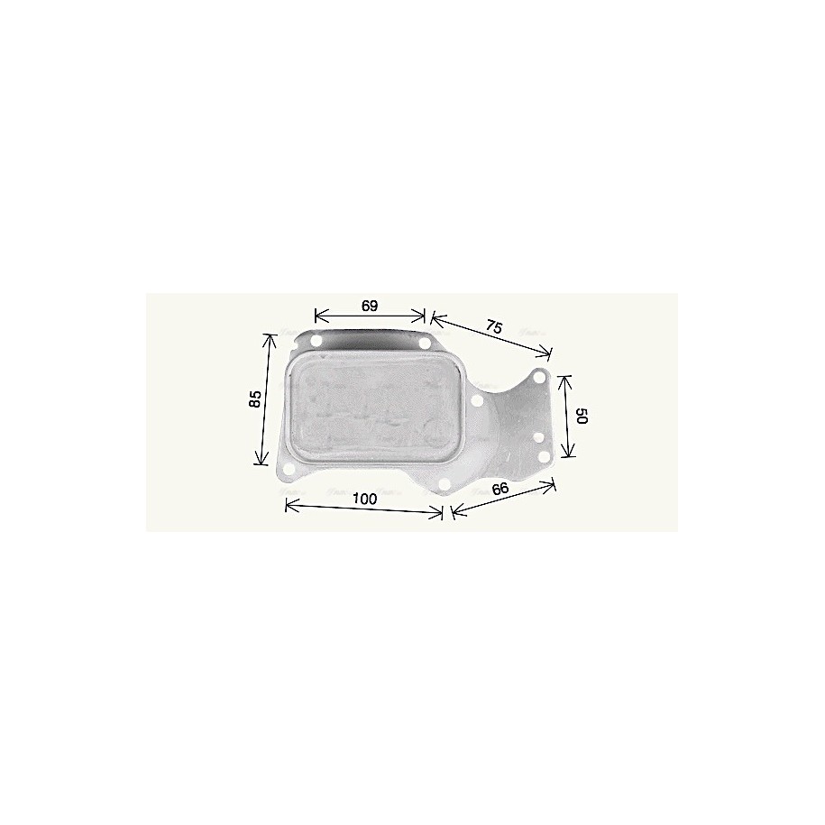 Engine Oil Cooler - AVA BW3621