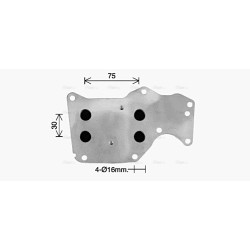 Engine Oil Cooler - AVA BW3621