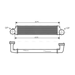 Intercooler - AVA BW4280