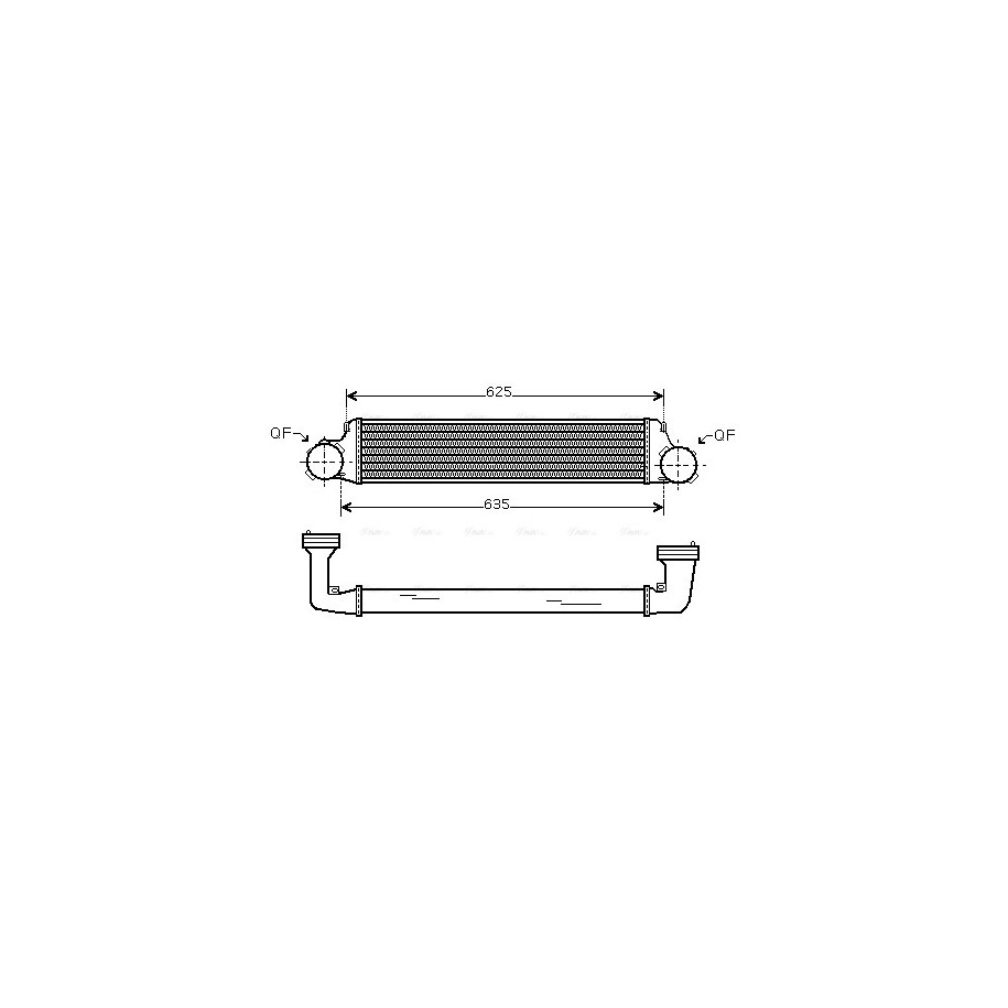 Intercooler - AVA BW4280