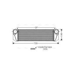 Intercooler - AVA BW4376