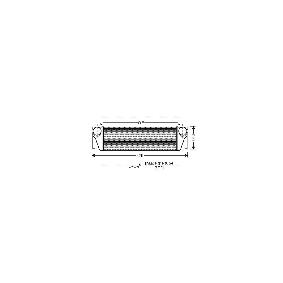 Intercooler - AVA BW4376
