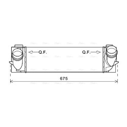 Intercooler - AVA BW4463