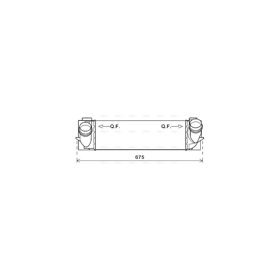 Intercooler - AVA BW4463