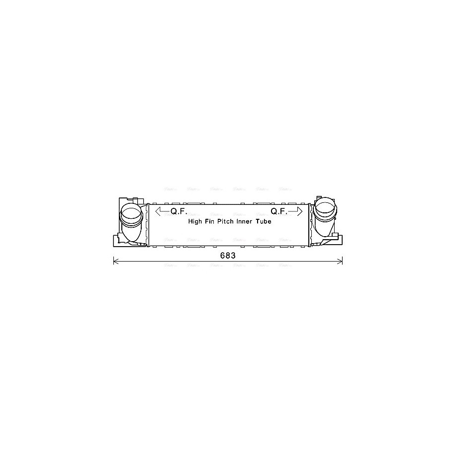 Intercooler - AVA BW4467