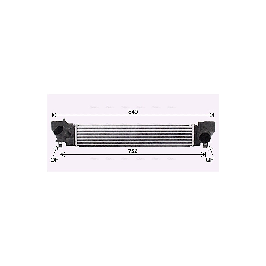 Intercooler - AVA BW4578