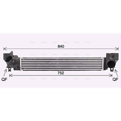 Intercooler - AVA BW4579