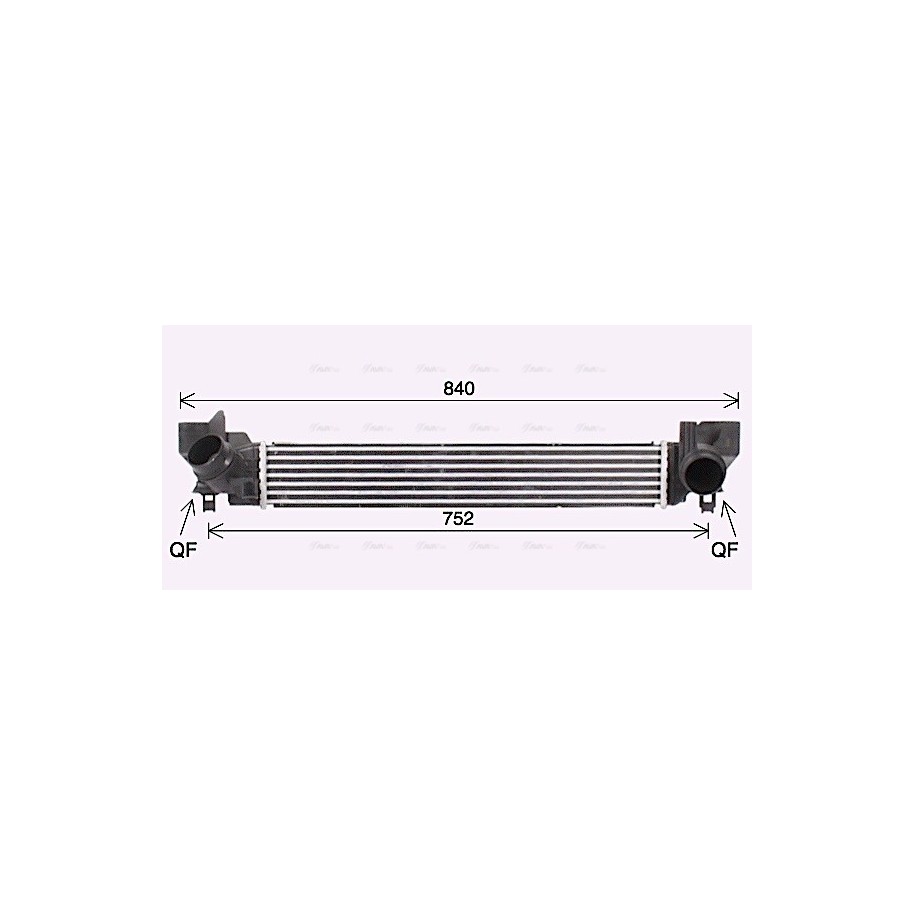Intercooler - AVA BW4579