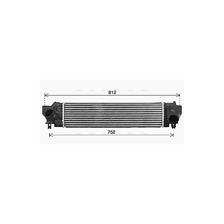 Intercooler - AVA BW4582
