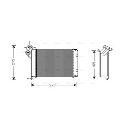 Heater Matrix - AVA BW6005
