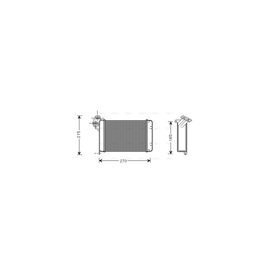 Heater Matrix - AVA BW6005